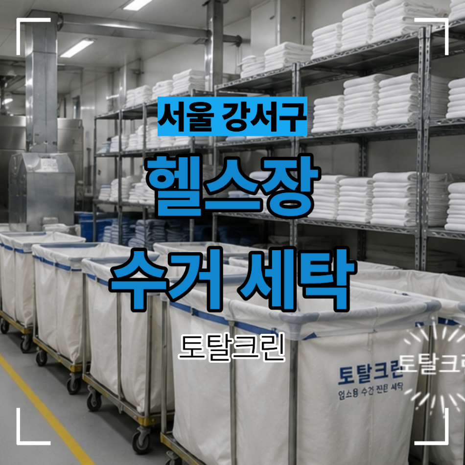 서울 강서구 헬스장 수건 세탁 비용 수거 주기 및 배송 방식