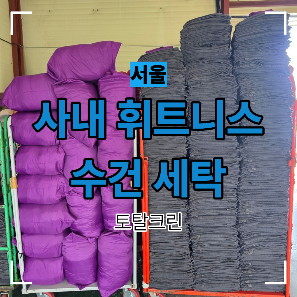 서울 사내 휘트니스 세탁 업체 선정 전 꼭 확인해야 할 3가지